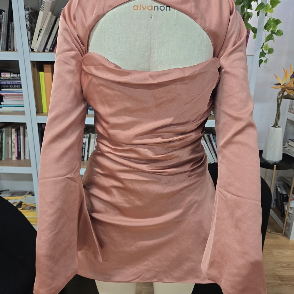 House of CB Blush Long Sleeve Dress